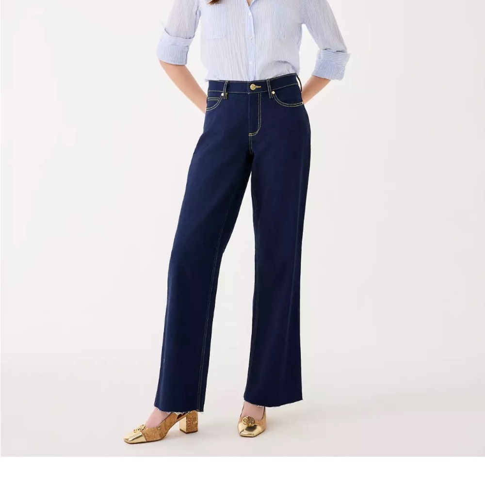 Lilly Pulitzer Navy Boot Cut Jeans - Aniston
